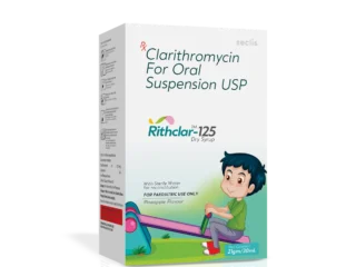 RITHCLAR™ 125 Dry Syrup 30 ml carton pack shot