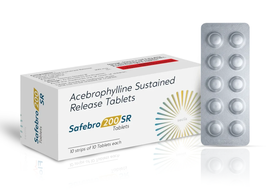 SAFEBRO 200 SR Tablets 10*10 ALU pack shot