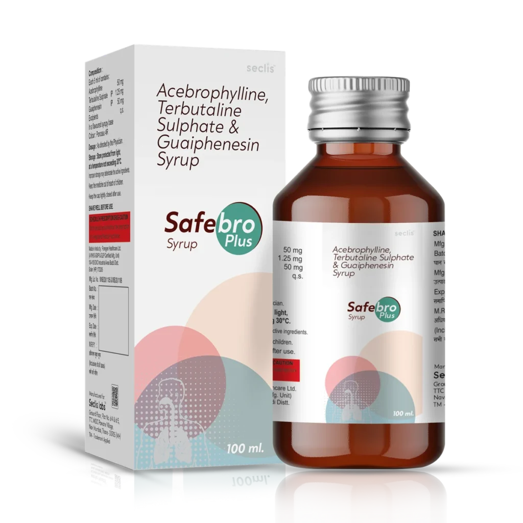 SAFEBRO PLUS Syrup 100 ML With Carton pack shot