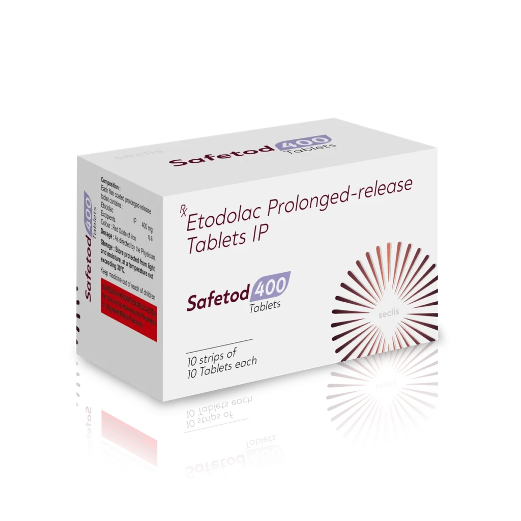 SAFETOD 400 Tablets 10*10 ALU carton pack shot