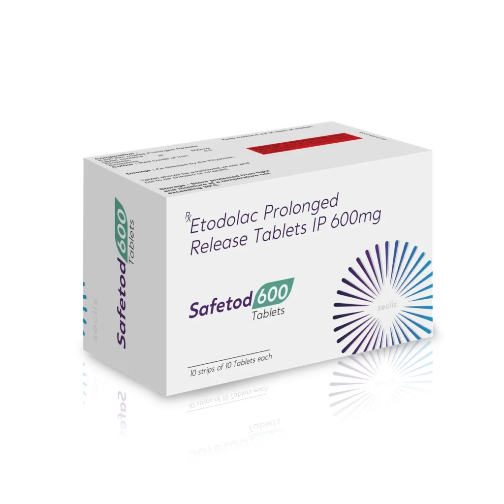 SAFETOD 600 Tablets 10*10 ALU carton pack shot