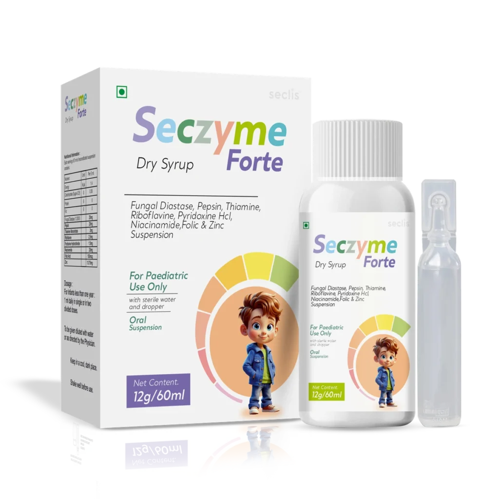 SECZYME FORTE Dry Syrup 60 ML pack shot