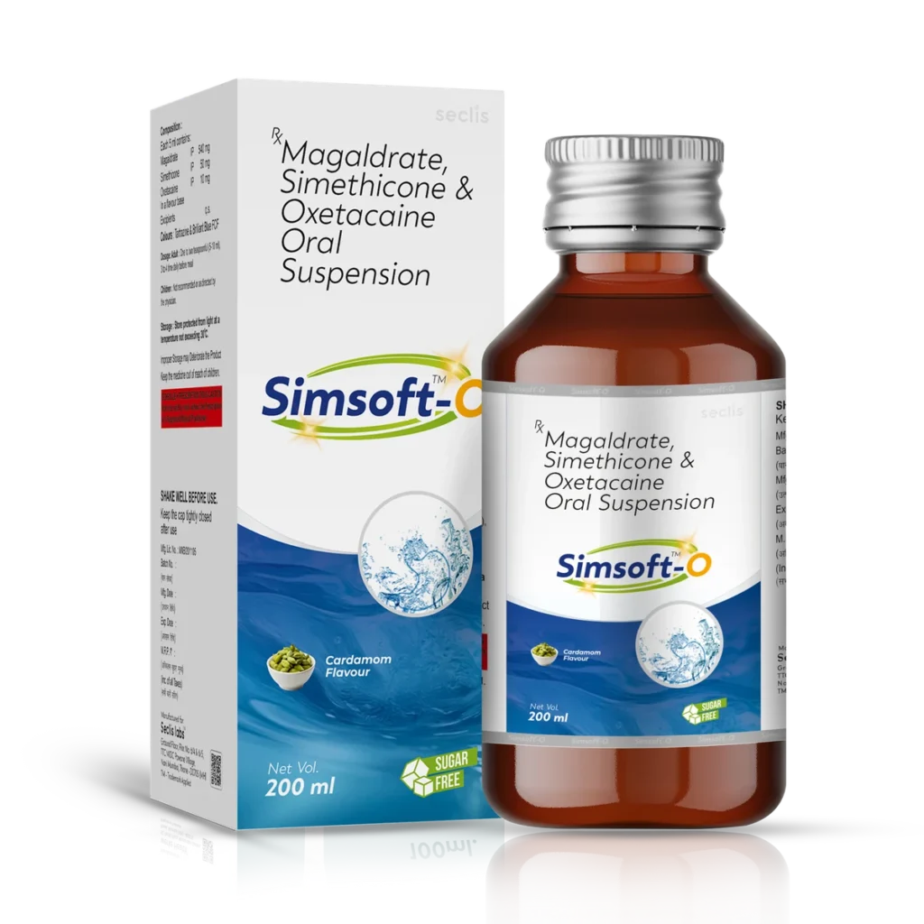 SIMSOFT™ O Syrup 200 ML pack shot