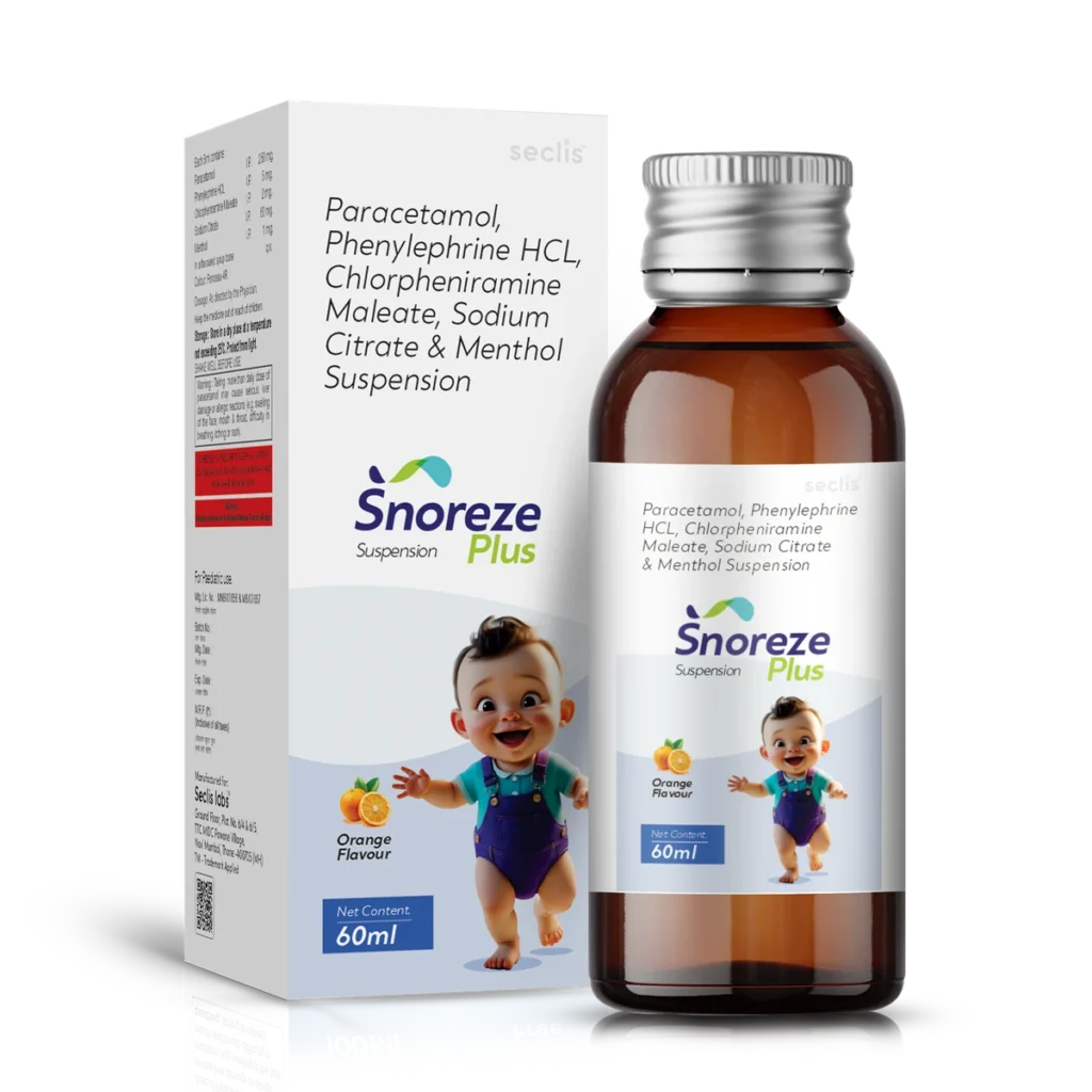 SNOREZE PLUS Suspension 60ML pack shot