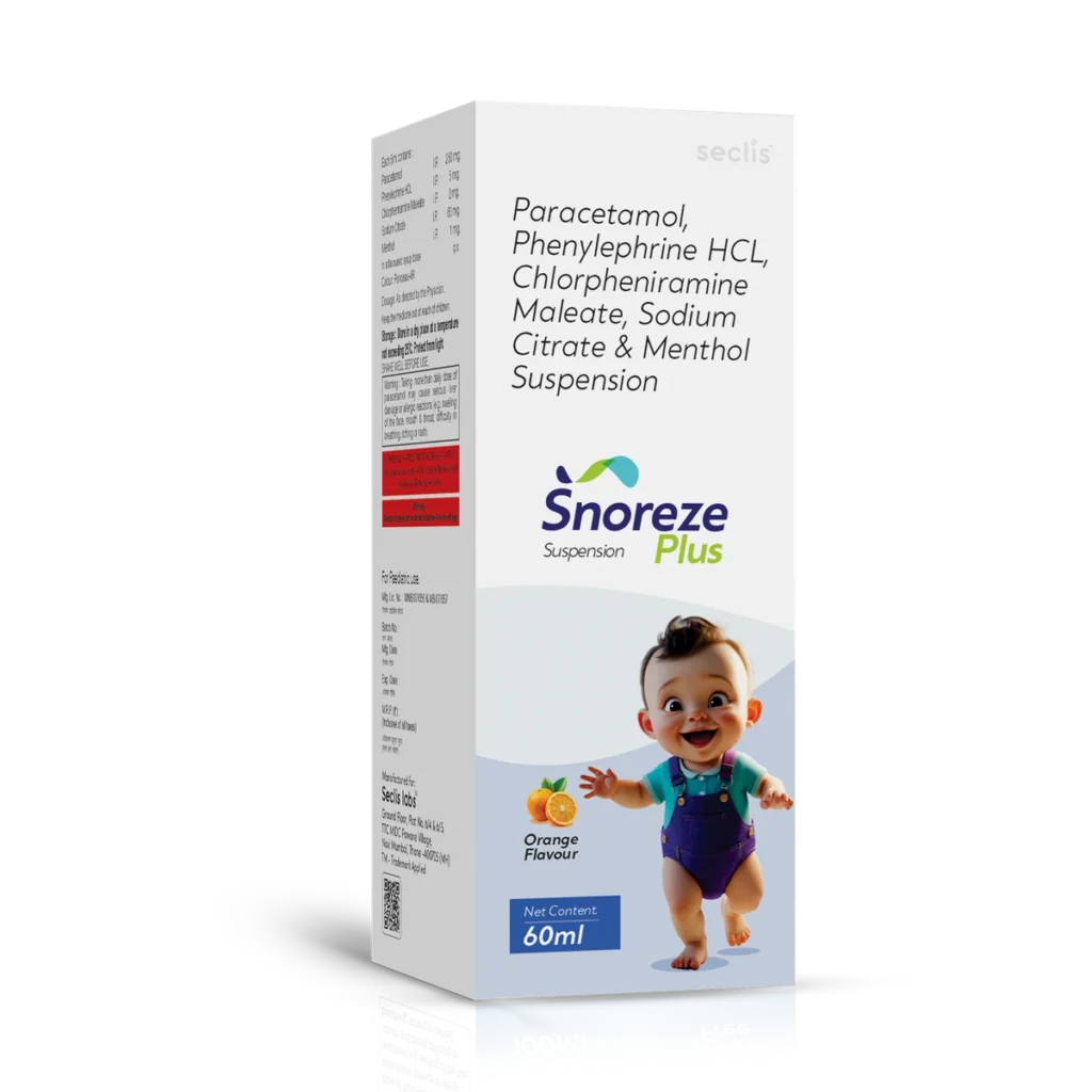 SNOREZE PLUS Suspension 60ML carton pack shot