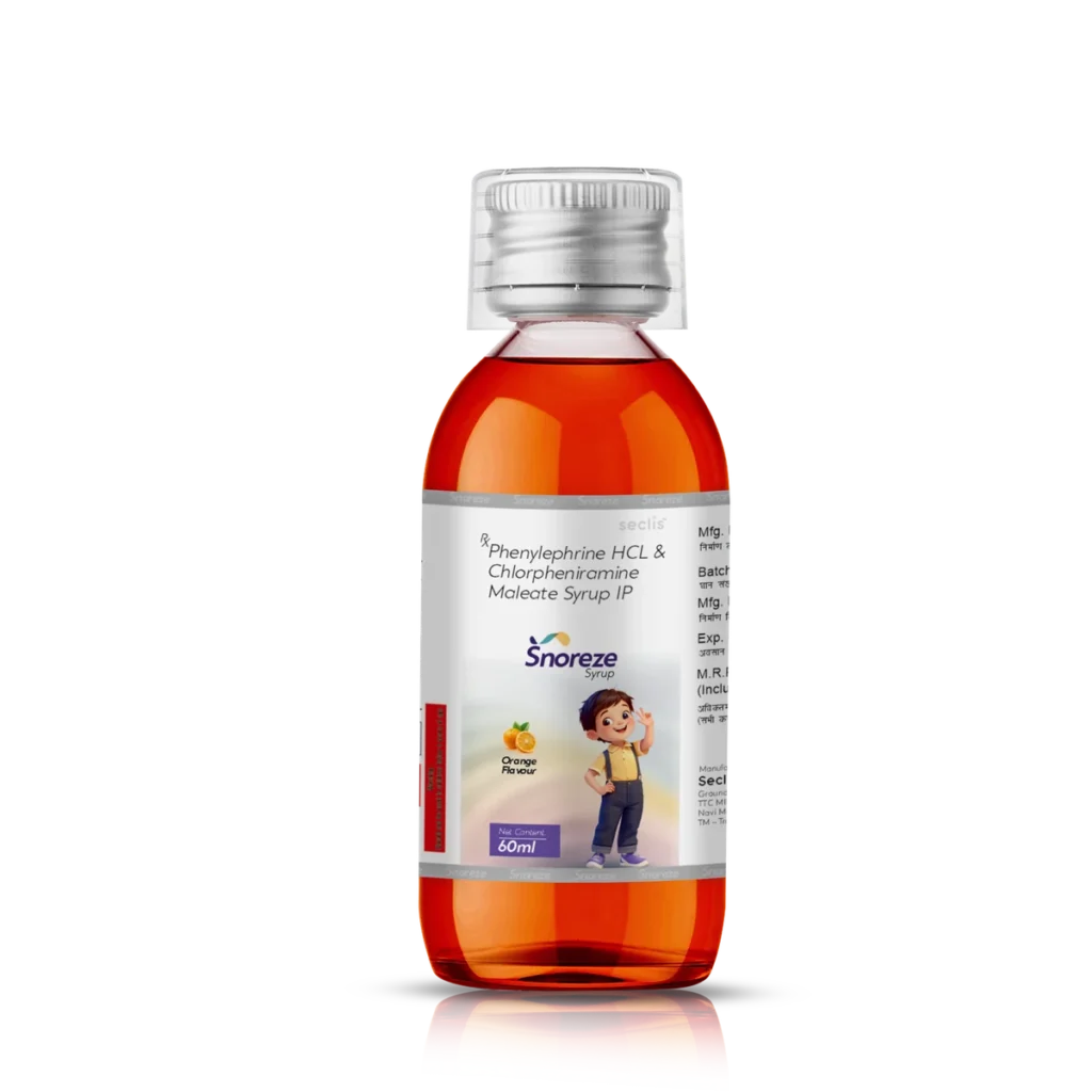 SNOREZE Syrup 60 ML pack shot