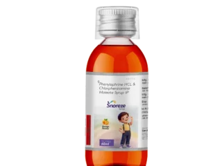 SNOREZE Syrup 60 ML pack shot