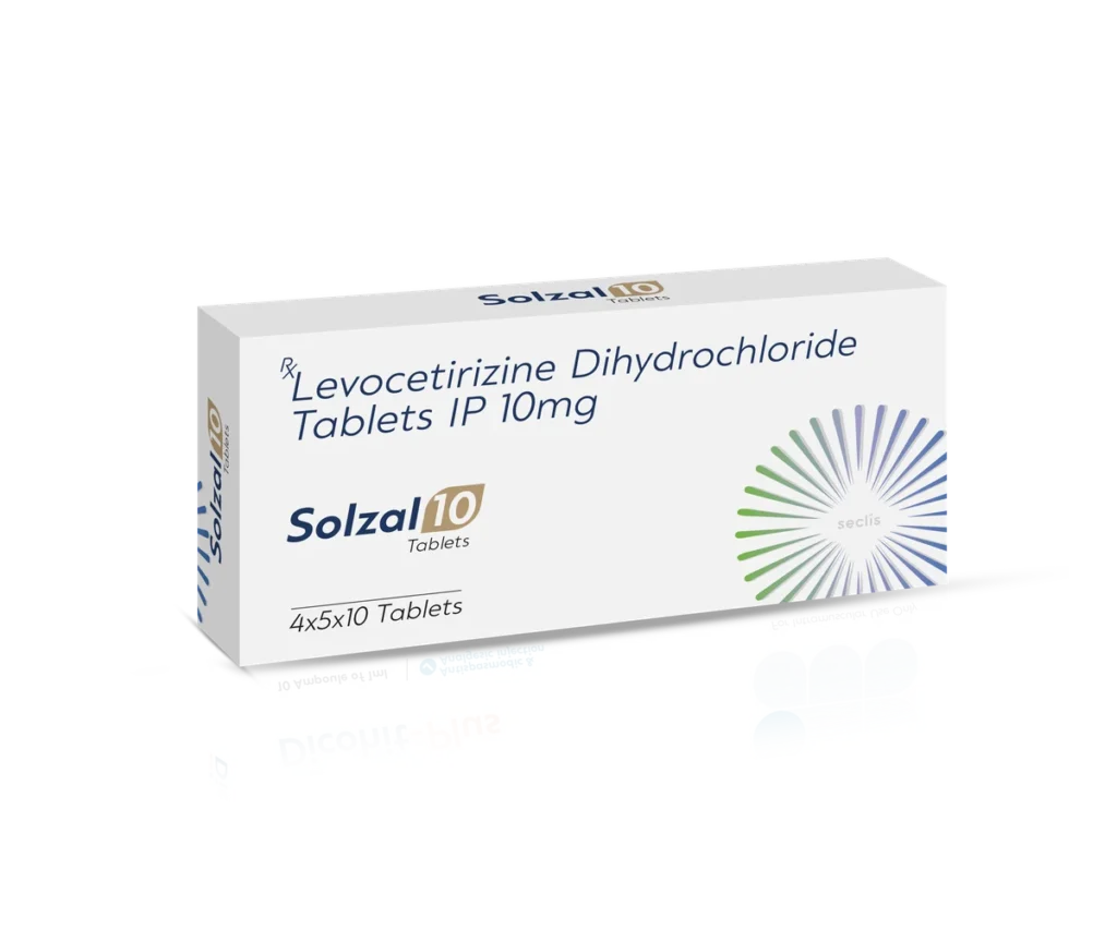 SOLZAL 10 Tablets 4*5*10 Blister carton pack shot