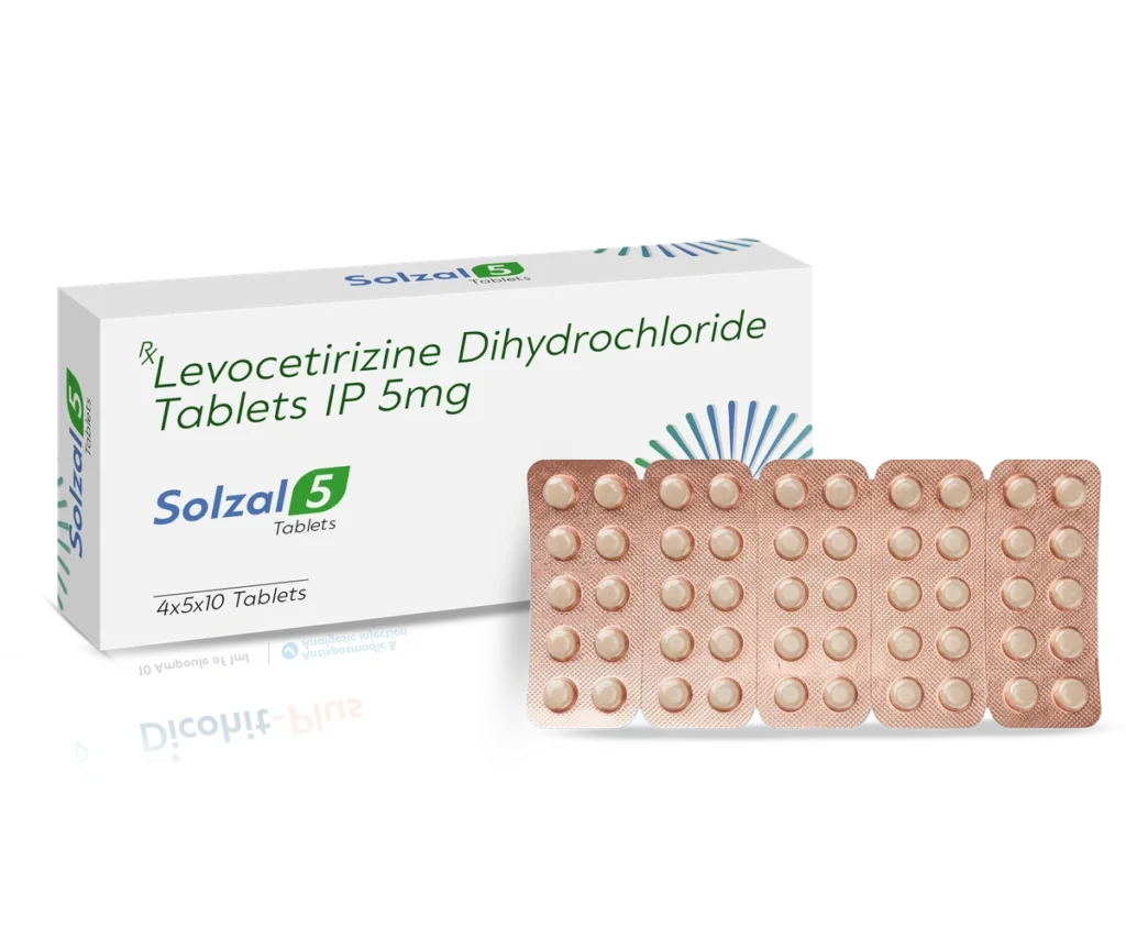 SOLZAL 5 Tablets 4*5*10 Blister pack shot