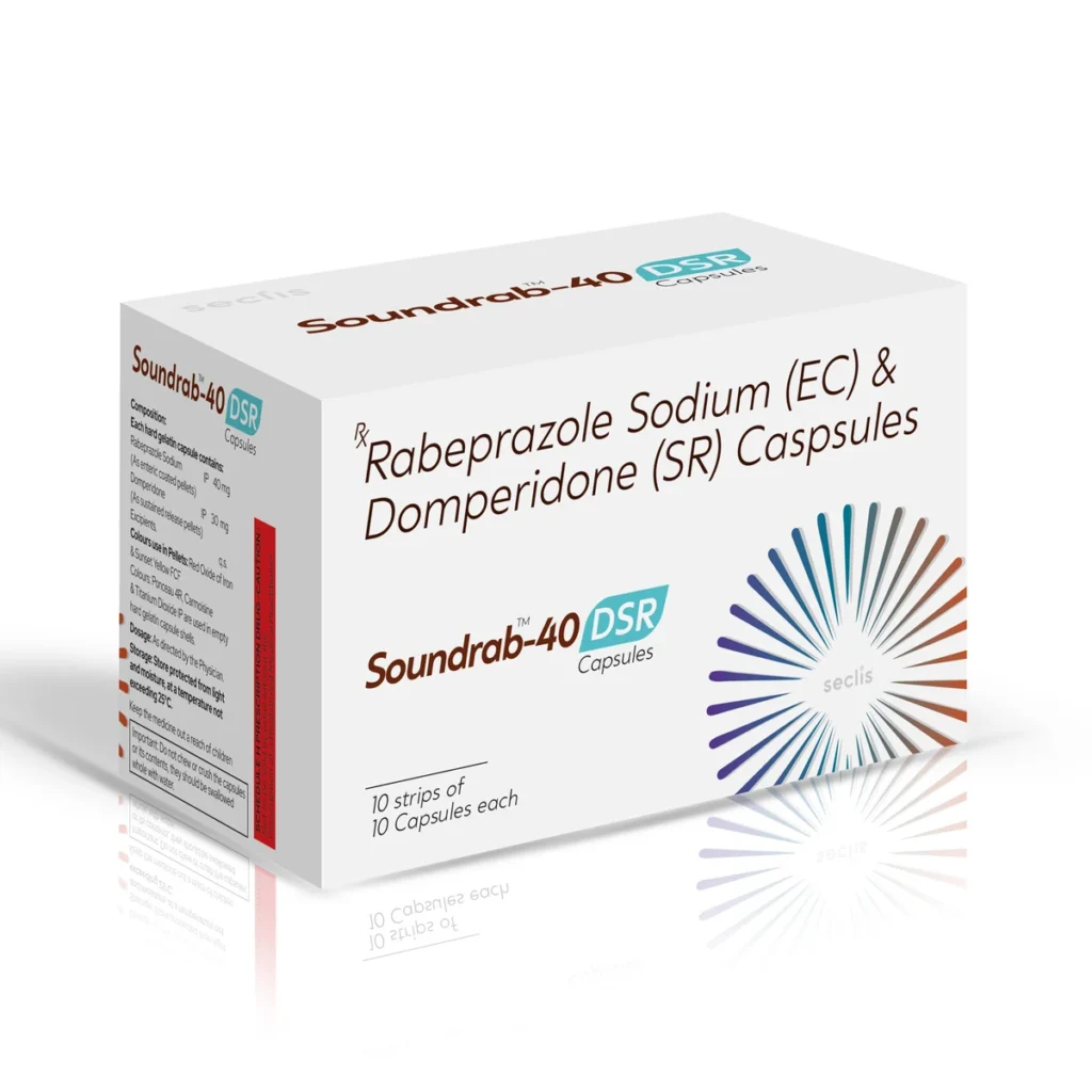 SOUNDRAB 40™ DSR Tablets 10*10 ALU carton pack shot