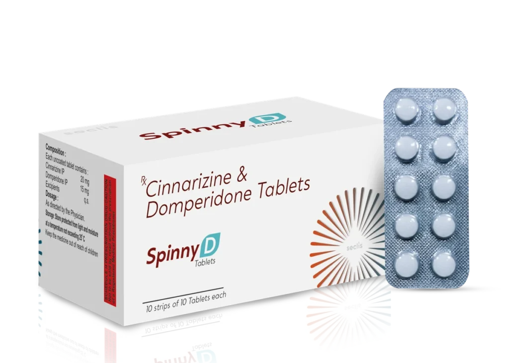SPINNY D Tablets 10X10 Blister pack shot