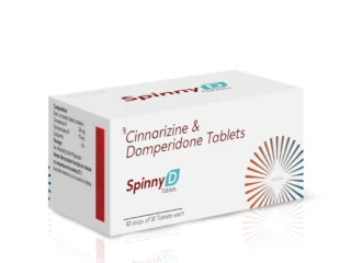 SPINNY D Tablets 10X10 Blister carton pack shot