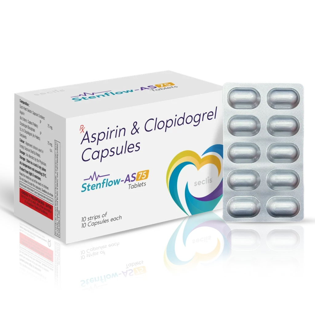 STENFLOW AS 75 Capsules 10x10 ALU pack shot