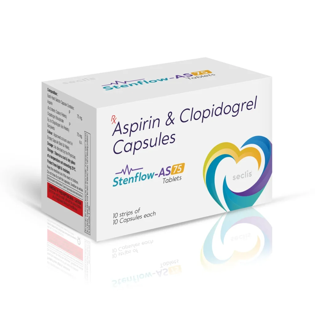 STENFLOW AS 75 Capsules 10x10 ALU carton pack shot