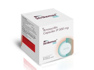 STRIKEMOX™ 500 Capsules 10*10 BLI carton pack shot