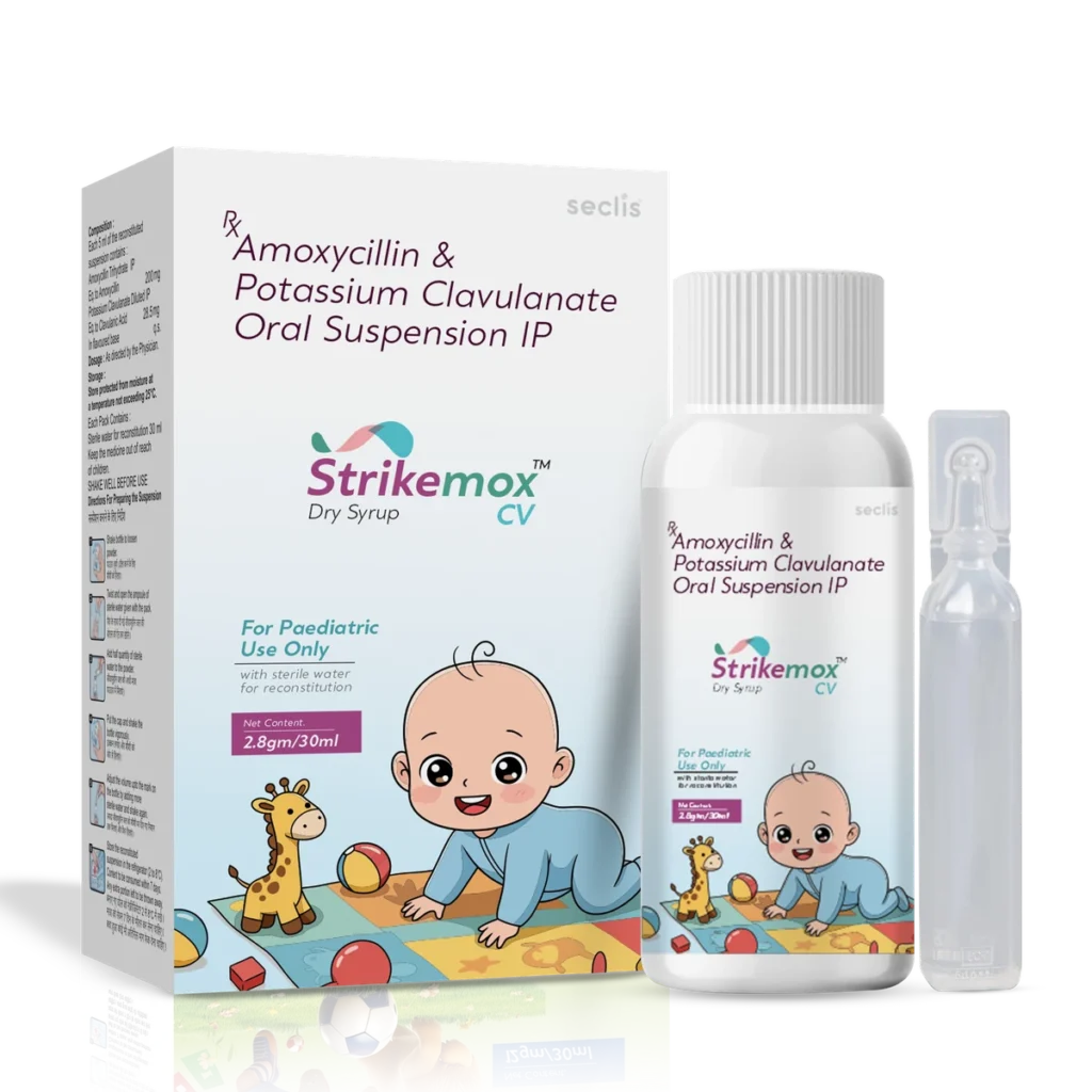 STRIKEMOX™ CV Dry Syrup 30ML pack shot