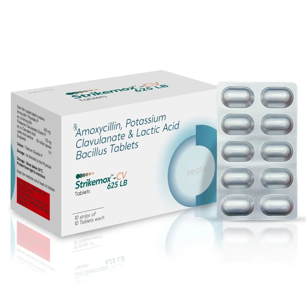 STRIKEMOX™ CV 625 LB TABLET 10*10 ALU pack shot