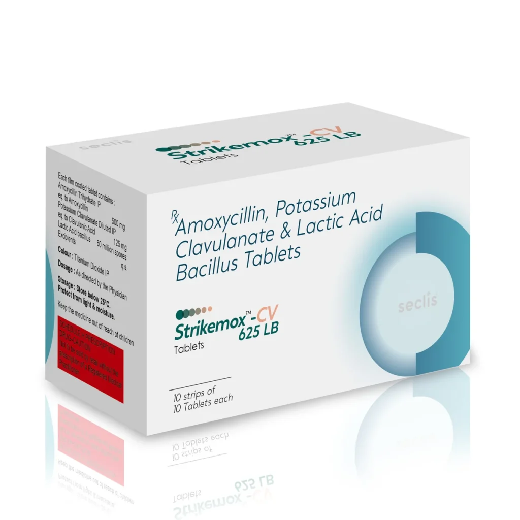 STRIKEMOX™ CV 625 LB TABLET 10*10 ALU carton pack shot