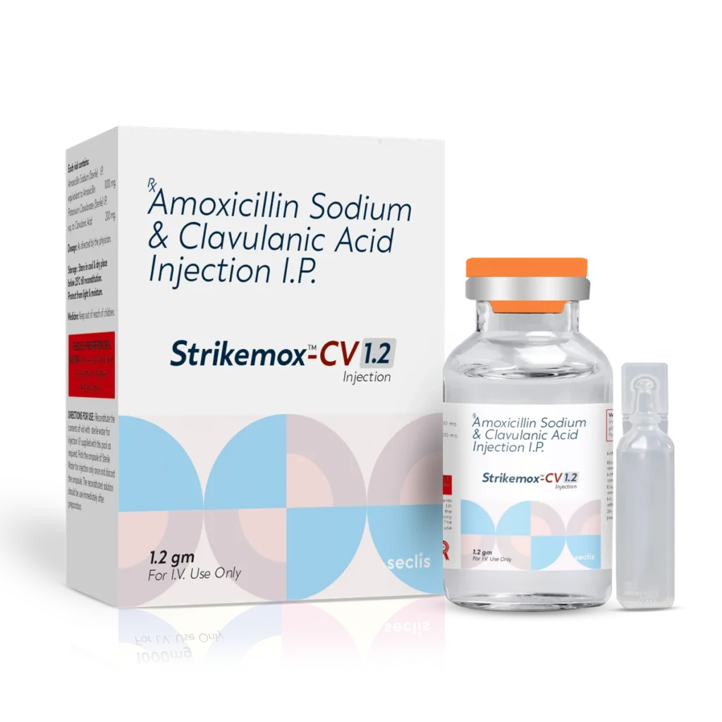 STRIKEMOX™ CV 1.2 Dry Injection 1 Vial pack shot