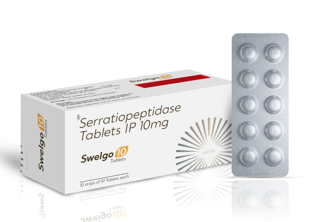 SWELGO 10 Tablets 10*10 ALU pack shot