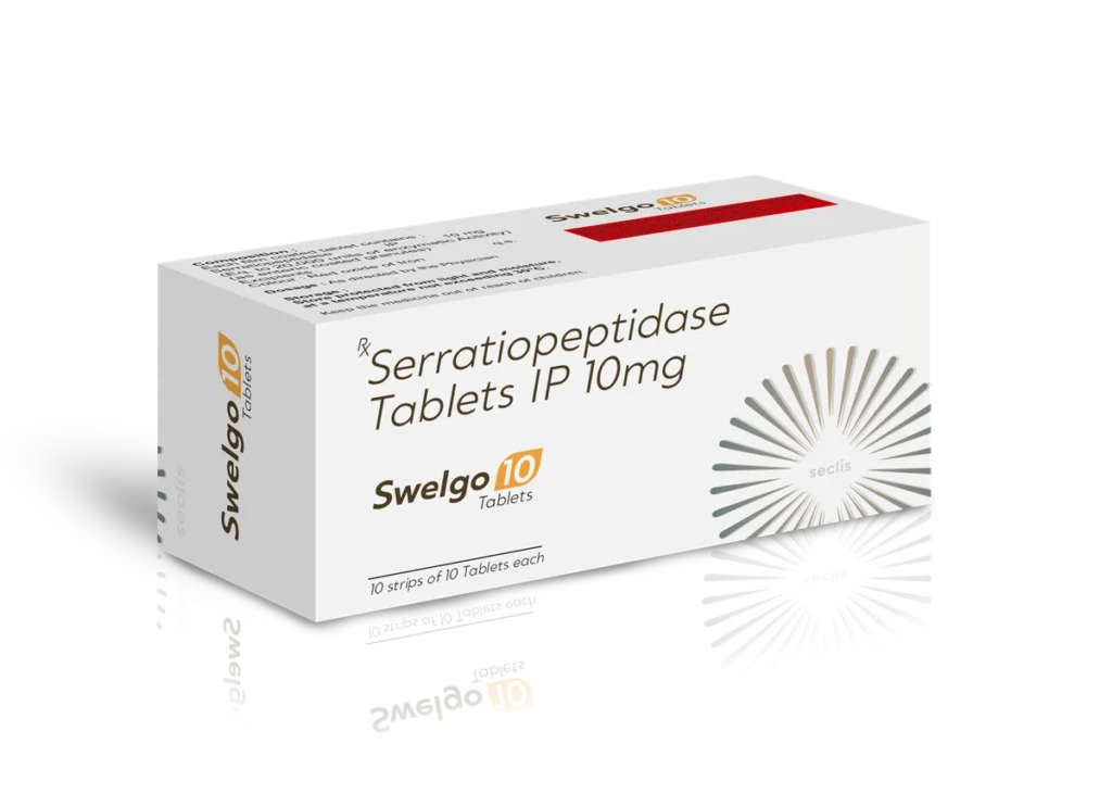 SWELGO 10 Tablets 10*10 ALU pack shot