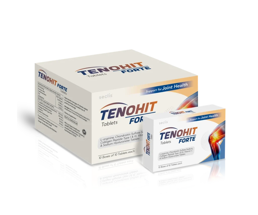 TENOHIT FORTE Tablets 10*1*10 carton pack shot