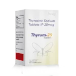 THYRUM 25 Tablets 1*100 carton pack shot
