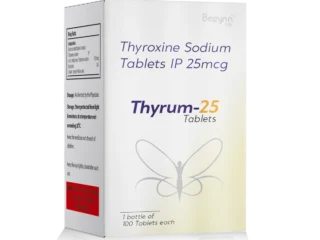 THYRUM 25 Tablets 1*100 carton pack shot