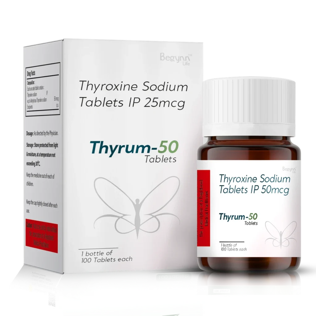 THYRUM 50 Tablets 1*100 pack shot