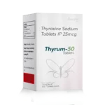 THYRUM 50 Tablets 1*100 carton pack shot