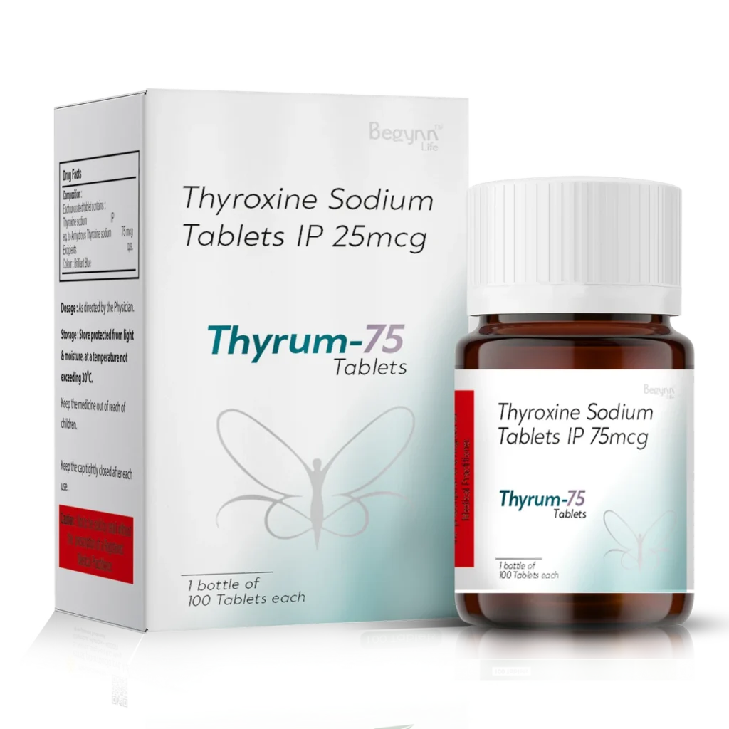 THYRUM 75 Tablets 1*100 pack shot