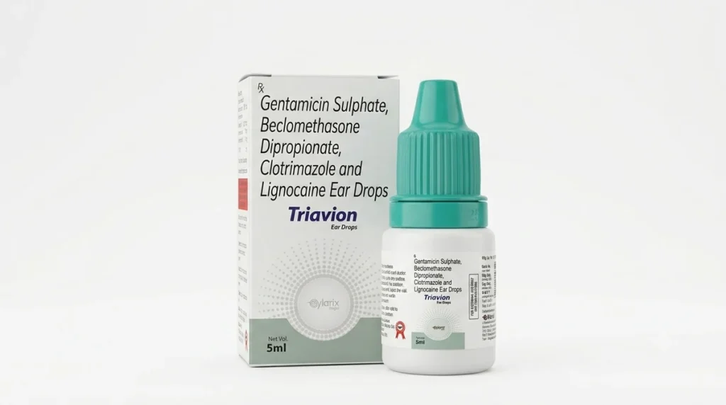 TRIAVION Ear Drops 5ML pack shot