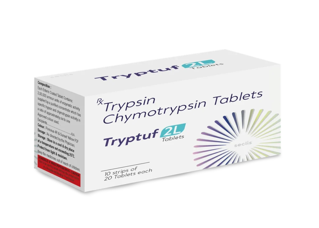 TRYPTUF 2L Tablets 10*10 Blister carton pack shot