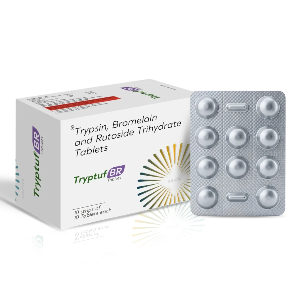 TRYPTUF BR Tablets 10*10 ALU pack shot