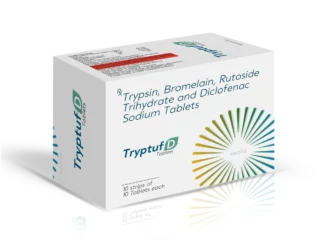 TRYPTUF D Tablets 10*10 ALU carton pack shot