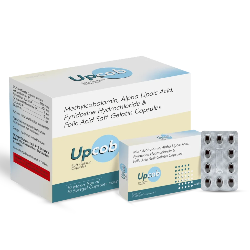 UPCOB Soft Gelatin Capsules 10*1*10 BLI pack shot