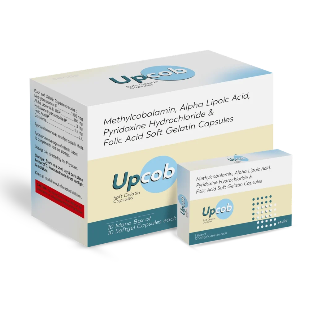 UPCOB Soft Gelatin Capsules 10*1*10 BLI carton pack shot