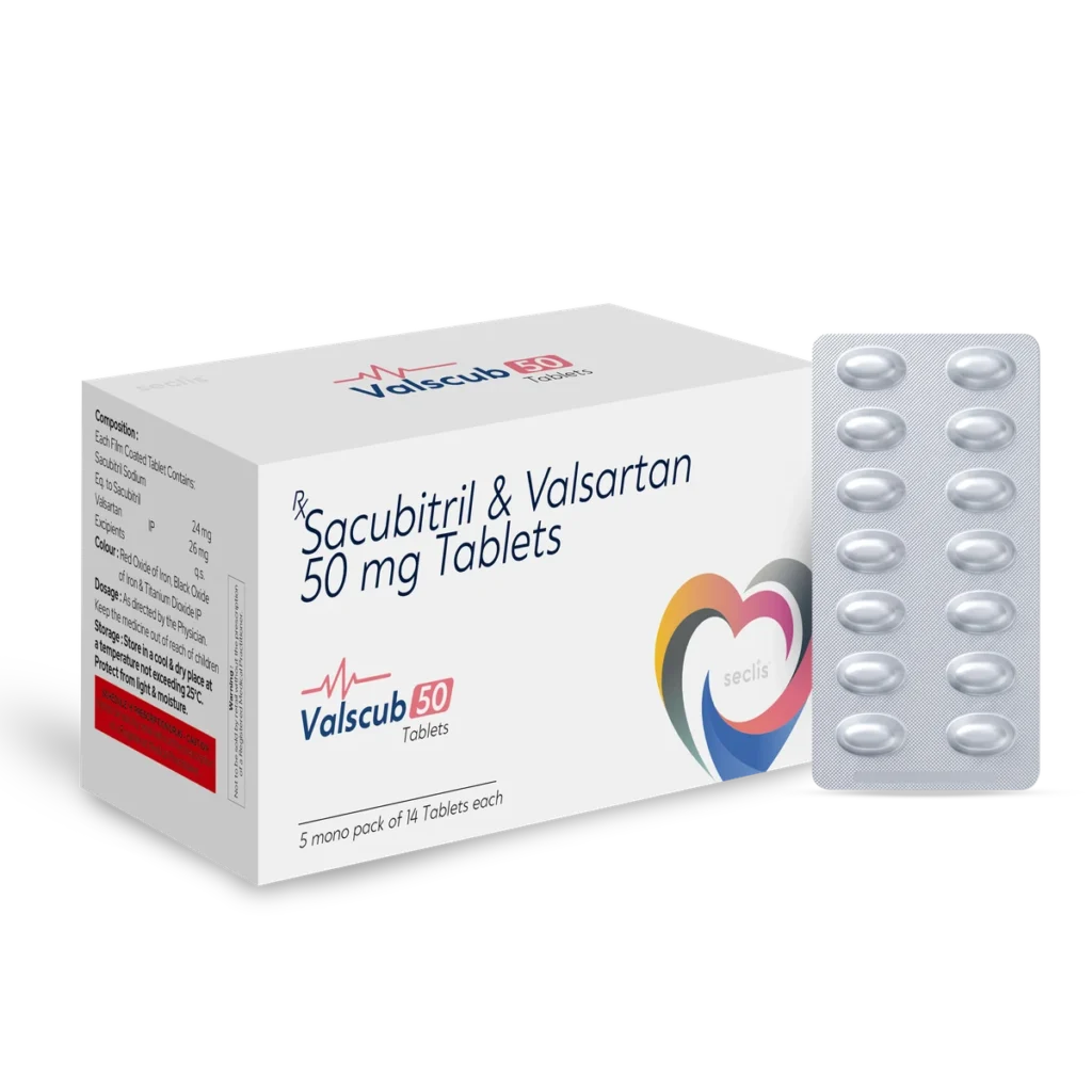 VALSCUB 50 Tablets 5*2*14 pack shot