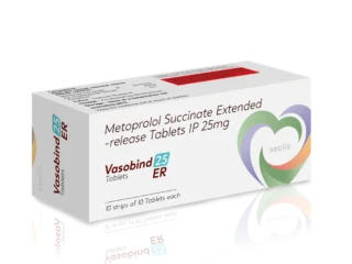 VASOBIND 25 ER Tablets 10x10 ALU carton pack shot