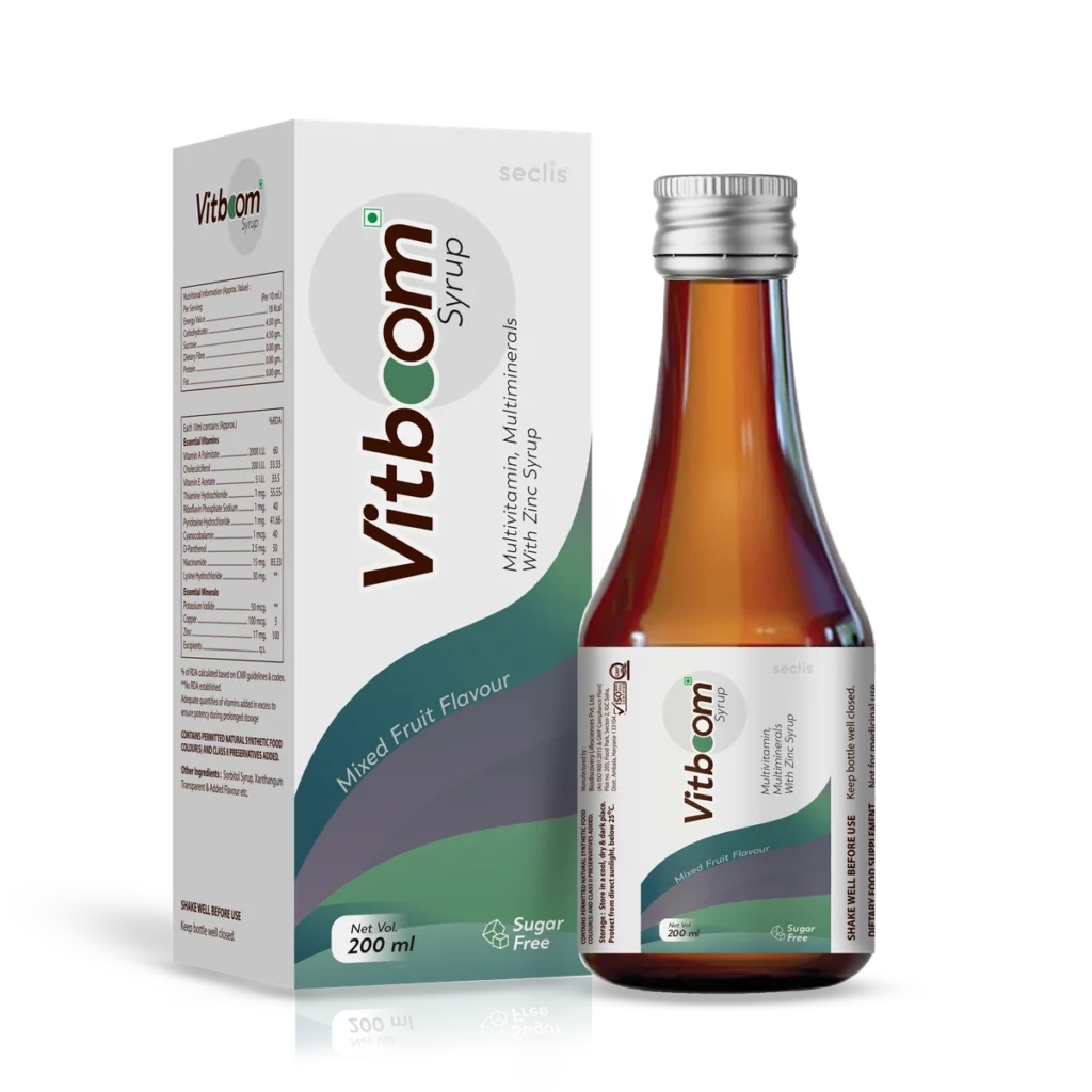 VITBOOM Syrup 200ML pack shot