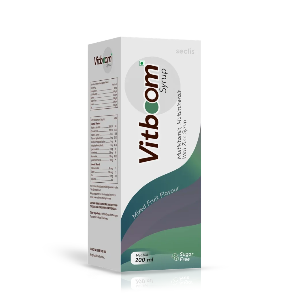 VITBOOM Syrup 200ML carton pack shot